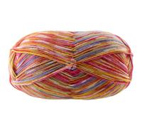 LANA GROSSA Meilenweit 100 Aktion | Sockenklassiker, bedruckt und waschmaschinenfest | Handstrickgarn aus 75% Schurwolle & 25% Polyamid | 100g Wolle zum Stricken & Häkeln | 420m Garn FB2997