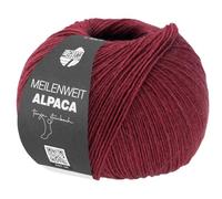 LANA GROSSA Meilenweit 100 Alpaca | Kuschelweiches Alpaka-Sockengarn, im Wollprogramm bis 30°C | Handstrickgarn aus 70% Alpaka & 30% Polyamid | 100g Wolle zum Stricken & Häkeln | 420m Garn FB2020