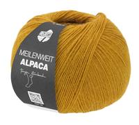 LANA GROSSA Meilenweit 100 Alpaca | Kuschelweiches Alpaka-Sockengarn, im Wollprogramm bis 30°C | Handstrickgarn aus 70% Alpaka & 30% Polyamid | 100g Wolle zum Stricken & Häkeln | 420m Garn FB2018
