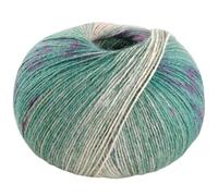 LANA GROSSA Meilenweit 100 Alpaca | Kuschelweiches Alpaka-Sockengarn, im Wollprogramm bis 30°C | Handstrickgarn aus 70% Alpaka & 30% Polyamid | 100g Wolle zum Stricken & Häkeln | 420m Garn FB2206