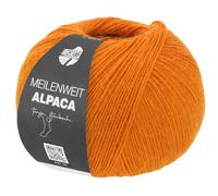 LANA GROSSA Meilenweit 100 Alpaca | Kuschelweiches Alpaka-Sockengarn, im Wollprogramm bis 30°C | Handstrickgarn aus 70% Alpaka & 30% Polyamid | 100g Wolle zum Stricken & Häkeln | 420m Garn FB2019