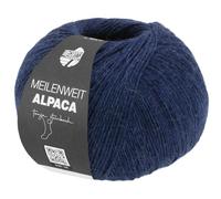 LANA GROSSA Meilenweit 100 Alpaca | Kuschelweiches Alpaka-Sockengarn, im Wollprogramm bis 30°C | Handstrickgarn aus 70% Alpaka & 30% Polyamid | 100g Wolle zum Stricken & Häkeln | 420m Garn FB2010