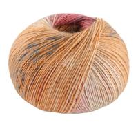 LANA GROSSA Meilenweit 100 Alpaca | Kuschelweiches Alpaka-Sockengarn, im Wollprogramm bis 30°C | Handstrickgarn aus 70% Alpaka & 30% Polyamid | 100g Wolle zum Stricken & Häkeln | 420m Garn FB2208