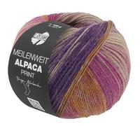 LANA GROSSA Meilenweit 100 Alpaca | Kuschelweiches Alpaka-Sockengarn, im Wollprogramm bis 30°C | Handstrickgarn aus 70% Alpaka & 30% Polyamid | 100g Wolle zum Stricken & Häkeln | 420m Garn FB 2211