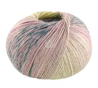 LANA GROSSA Meilenweit 100 Alpaca | Kuschelweiches Alpaka-Sockengarn, im Wollprogramm bis 30°C | Handstrickgarn aus 70% Alpaka & 30% Polyamid | 100g Wolle zum Stricken & Häkeln | 420m Garn