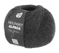 LANA GROSSA Meilenweit 100 Alpaca | Kuschelweiches Alpaka-Sockengarn, im Wollprogramm bis 30°C | Handstrickgarn aus 70% Alpaka & 30% Polyamid | 100g Wolle zum Stricken & Häkeln | 420m Garn FB2015