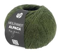 LANA GROSSA Meilenweit 100 Alpaca | Kuschelweiches Alpaka-Sockengarn, im Wollprogramm bis 30°C | Handstrickgarn aus 70% Alpaka & 30% Polyamid | 100g Wolle zum Stricken & Häkeln | 420m Garn FB2017