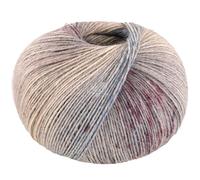 LANA GROSSA Meilenweit 100 Alpaca | Kuschelweiches Alpaka-Sockengarn, im Wollprogramm bis 30°C | Handstrickgarn aus 70% Alpaka & 30% Polyamid | 100g Wolle zum Stricken & Häkeln | 420m Garn