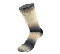 Lana Grossa Meilenweit 100 Color Mix Sparks 7614 Maus-/Steingrau/Graubeige/Taupe/Dunkelgrau