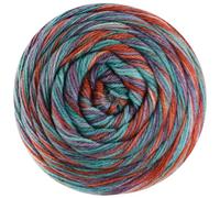 LANA GROSSA Meilenweit 100 Confettini | Sockenklassiker, bedruckt und waschmaschinenfest | Handstrickgarn aus 80% Schurwolle (Merino) & 20% Polyamid | 100g Wolle zum Stricken & Häkeln | 400m, FB4486