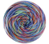 LANA GROSSA Meilenweit 100 Confettini | Sockenklassiker, bedruckt und waschmaschinenfest | Handstrickgarn aus 80% Schurwolle (Merino) & 20% Polyamid | 100g Wolle zum Stricken & Häkeln | 400m, FB4485