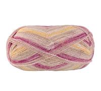 Lana Grossa Meilenweit 100 Cotone Vegano Arancia 6172 Gelb/Hellbeige/Beige/Rosa/Dunkelfuchsia/Natur
