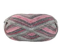 Lana Grossa Meilenweit 100 Cotone Vegano Arancia 6173 Pink/Dunkelgrau/Rosa/Hellgrau/Graugrün