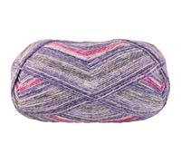 Lana Grossa Meilenweit 100 Cotone Vegano Arancia 6178 Veilchenblau/Hellgrau/Grau/Rosa/Fuchsia/Blauli