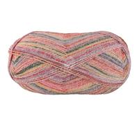 Lana Grossa Meilenweit 100 Cotone Vegano Mango 4453 Himbeer/Vanille/Moosgrün/Blasslila/Natur/Karamel