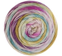 LANA GROSSA Meilenweit 100 Dusk | Sockenklassiker, bedruckt und waschmaschinenfest | Handstrickgarn aus 80% Schurwolle (Merino) & 20% Polyamid | 100g Wolle zum Stricken & Häkeln | 400m Garn FB6207