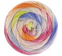 LANA GROSSA Meilenweit 100 Dusk | Sockenklassiker, bedruckt und waschmaschinenfest | Handstrickgarn aus 80% Schurwolle (Merino) & 20% Polyamid | 100g Wolle zum Stricken & Häkeln | 400m Garn FB6203