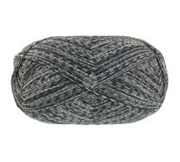 Lana Grossa MEILENWEIT 100 g Denim Mix zeitlose 4-fach Herren-Sockenwolle 420 m, Farbe:4662 - Mittel-/Maus-/Dunkelgrau