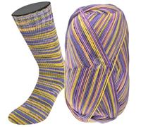 LANA GROSSA Meilenweit 100 Merino extrafine | Hochwertiges Sockengarn, waschmaschinenfest | Handstrickgarn aus 75% Schurwolle & 25% Polyamid | 100g Wolle, Stricken & Häkeln | 420m Garn FB6167