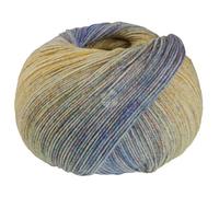 LANA GROSSA Meilenweit 100 Merino extrafine Shades | Hochwertiges Sockengarn, waschmaschinenfest | Handstrickgarn aus 75% Schurwolle & 25% Polyamid | 100g Wolle, Stricken & Häkeln | 420m Garn FB 7231