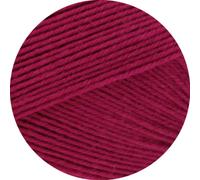 Lana Grossa Meilenweit 100 Merino Extrafine Uni-Garn 2442 Dunkelrot