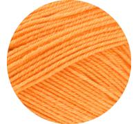 Lana Grossa Meilenweit 100 Merino Extrafine Uni-Garn 2453 Orange