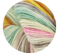 Lana Grossa Meilenweit 100 Merino handgefärbtes Regenbogengarn 7007