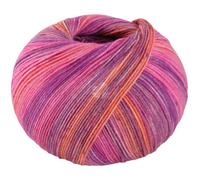 LANA GROSSA MW100 Seta Piano | Waschmaschinenfestes Sockengarn mit Seidenanteil | Handstrickgarn aus 55% Schurwolle (Merino), 25% Polyamid & 20% Seide | 100g Wolle zum Stricken & Häkeln | 420m Garn