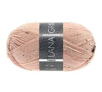 LANA GROSSA Meilenweit 100 | Sockenklassiker, uni und bedruckt, waschmaschienenfest | Handstrickgarn aus 80% Schurwolle & 20% Polyamid | 100g Wolle zum Stricken & Häkeln | 420m Garn FB149