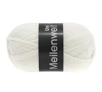 LANA GROSSA Meilenweit 100 | Sockenklassiker, uni und bedruckt, waschmaschienenfest | Handstrickgarn aus 80% Schurwolle & 20% Polyamid | 100g Wolle zum Stricken & Häkeln | 420m Garn FB1345
