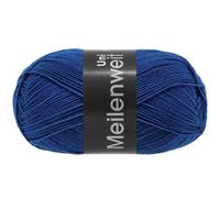 LANA GROSSA Meilenweit 100 | Sockenklassiker, uni und bedruckt, waschmaschienenfest | Handstrickgarn aus 80% Schurwolle & 20% Polyamid | 100g Wolle zum Stricken & Häkeln | 420m Garn FB1392