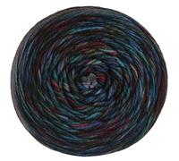 LANA GROSSA Meilenweit 100 Sooty | Extrafeines Merinogarn im klassischen hand-dyed Verfahren | Handstrickgarn aus 75% Schurwolle & 25% Polyamid | 100g Wolle zum Stricken & Häkeln | 400m Garn FB 6222