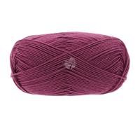 LANA GROSSA »MEILENWEIT 50 g CASHMERE« Häkelwolle, 210 m (weiches 4-fach Sockengarn mit Kaschmir-Anteil), 50 g, 052 - Fuchsia