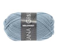 LANA GROSSA Meilenweit 50g | Sockenklassiker, waschmaschinenfest | Handstrickgarn aus 80% Schurwolle & 20% Polyamid | 50g Wolle zum Stricken & Häkeln | 210m Garn FB1375