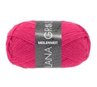 LANA GROSSA Meilenweit 50g | Sockenklassiker, waschmaschinenfest | Handstrickgarn aus 80% Schurwolle & 20% Polyamid | 50g Wolle zum Stricken & Häkeln | 210m Garn FB 1420