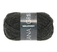 LANA GROSSA Meilenweit 50g | Sockenklassiker, waschmaschinenfest | Handstrickgarn aus 80% Schurwolle & 20% Polyamid | 50g Wolle zum Stricken & Häkeln | 210m Garn FB1105