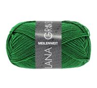 LANA GROSSA Meilenweit 50g | Sockenklassiker, waschmaschinenfest | Handstrickgarn aus 80% Schurwolle & 20% Polyamid | 50g Wolle zum Stricken & Häkeln | 210m Garn FB 1418