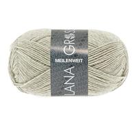 LANA GROSSA Meilenweit 50g | Sockenklassiker, waschmaschinenfest | Handstrickgarn aus 80% Schurwolle & 20% Polyamid | 50g Wolle zum Stricken & Häkeln | 210m Garn FB1301
