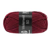 LANA GROSSA Meilenweit 50g | Sockenklassiker, waschmaschinenfest | Handstrickgarn aus 80% Schurwolle & 20% Polyamid | 50g Wolle zum Stricken & Häkeln | 210m Garn FB 1423