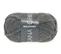 Lana Grossa Meilenweit 50 1104 Grau meliert