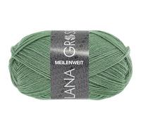 LANA GROSSA Meilenweit 50g | Sockenklassiker, waschmaschinenfest | Handstrickgarn aus 80% Schurwolle & 20% Polyamid | 50g Wolle zum Stricken & Häkeln | 210m Garn FB1377