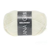 Lana Grossa Meilenweit 50 1113 Rohweiß