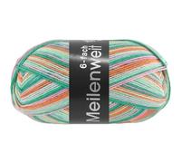 LANA GROSSA Meilenweit 6-fach 150 | 6-fädiger Sockenklassiker, waschmaschinenfest | Handstrickgarn 80% Schurwolle & 20% Polyamid | 150g Wolle zum Stricken & Häkeln | 390m Garn FB9604