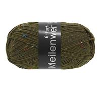 LANA GROSSA Meilenweit 6-fach 150 | 6-fädiger Sockenklassiker, waschmaschinenfest | Handstrickgarn 80% Schurwolle & 20% Polyamid | 150g Wolle zum Stricken & Häkeln | 390m Garn FB9248