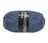 Lana Grossa Meilenweit 6-fach 150 Tweed 9677 Taubenblau