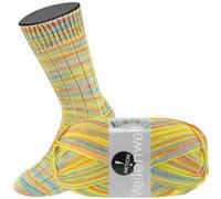 LANA GROSSA Meilenweit 6-fach Aktion | Sockenklassiker, bedruckt und waschmaschinenfest | Handstrickgarn 75% Schurwolle & 25% Polyamid | 150g Wolle zum Stricken & Häkeln | 390m Garn