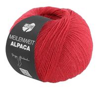 LANA GROSSA Meilenweit 6-Fach Alpaca | Kuschelweiches Sockengarn, waschmaschinenfest | Handstrickgarn aus 50% Alpaka, 20% Schurwolle & 30% Polyamid | 150g Wolle zum Stricken & Häkeln | 390m FB1003