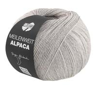 LANA GROSSA Meilenweit 6-Fach Alpaca | Kuschelweiches Sockengarn, waschmaschinenfest | Handstrickgarn aus 50% Alpaka, 20% Schurwolle & 30% Polyamid | 150g Wolle zum Stricken & Häkeln | 390m FB1017
