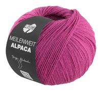 LANA GROSSA Meilenweit 6-Fach Alpaca | Kuschelweiches Sockengarn, waschmaschinenfest | Handstrickgarn aus 50% Alpaka, 20% Schurwolle & 30% Polyamid | 150g Wolle zum Stricken & Häkeln | 390m FB1004