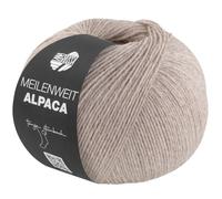 LANA GROSSA Meilenweit 6-Fach Alpaca | Kuschelweiches Alpaka-Sockengarn, waschmaschinenfest | Handstrickgarn aus 50% Alpaka, 20% Schurwolle & 30% Polyamid | 150g Wolle zum Stricken & Häkeln | 390m